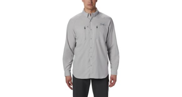 Columbia Terminal Tackle Long Sleeve Woven Shirt - Men's, Cool Grey, 2XL, 183151-019-XXL