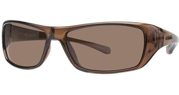 Columbia Thunderstorm Sunglasses - Frame Crystalline Brown, Lens Brown, Size 58/13mm CBTHUNDERSTRMPZ502