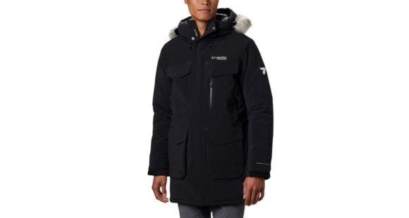 Columbia Titan Pass 780 TurboDown Parka - Men's, Black, Large, 1737301012-L