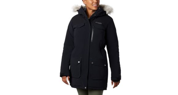 Columbia Titan Pass 780 TurboDown Parka - Women's, Black, Extra Large, 1735591011-XL