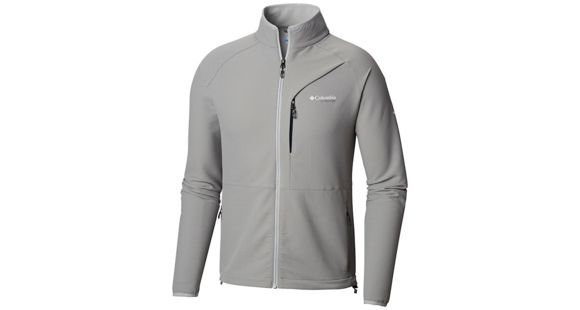 Columbia Titan Trekker Full Zip Jacket - Men's, Cool Grey, Collegiate Navy, Medium, 1839571019-M