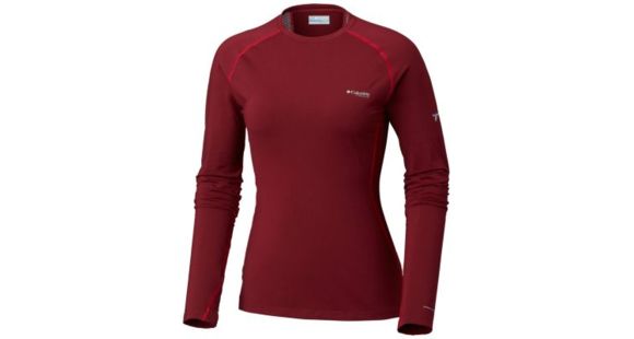Columbia Titanium OH3D Knit Crew Top - Women's, Rich Wine/Red Mercury, Small, 1802521624-S