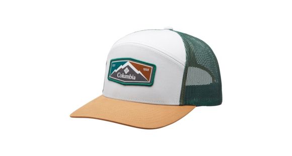 Columbia Trail Evolution II Snap Back Hat - Unisex, Cool Grey, Camel Brown Patch, One Size, 1840151020-One Size