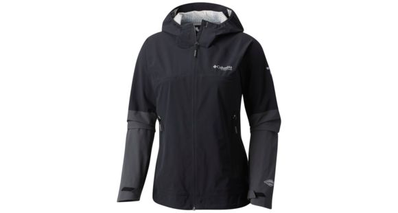 Columbia Trail Magic Rain Shell Jacket - Women's, Black, Shark, XL, 1770761010XL
