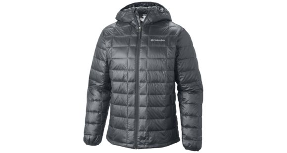 Columbia Trask Mountain 650 Down TurboDown Hooded Jacket - Men's-Graphite-Large