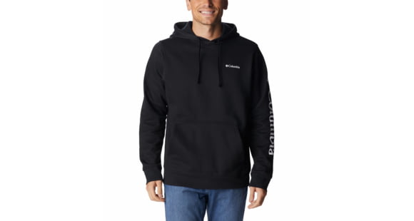 Columbia Trek Hoodie - Men's, Black/CSC Sleeve Logo, Small, 195791101A