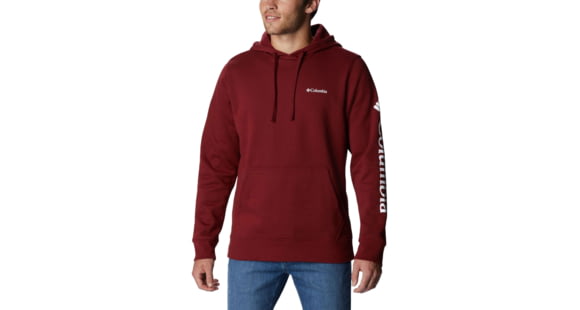 Columbia Trek Hoodie - Mens, Red Jasper/Csc Stacked Logo, Medium, 1957911665RdJprCCStckdLgM