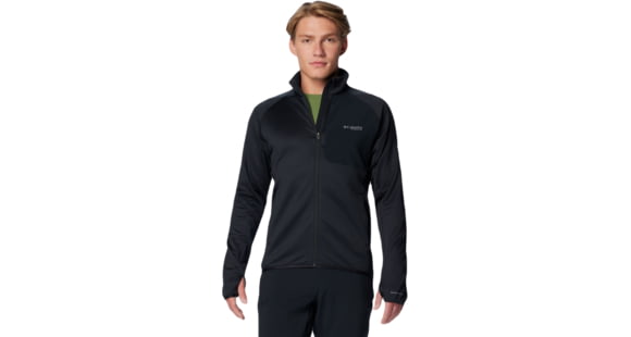 Columbia Triple Canyon Grid Fleece FZ II Jacket - Men's, Black, Medium, 2094961010-M