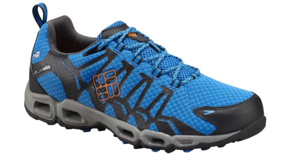 Columbia Ventrailia OutDry Hiking Shoe - Men's-Hyper Blue/Heather-Medium-12