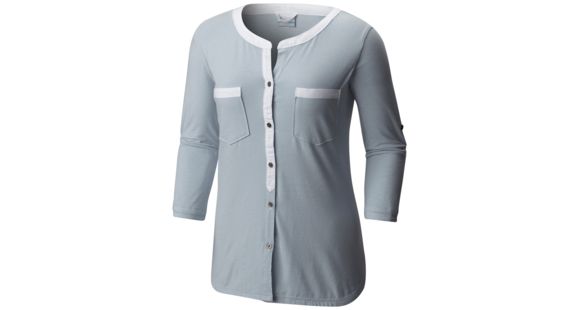 Columbia Vista Hills Henley - Women's-Cirrus Grey-Medium