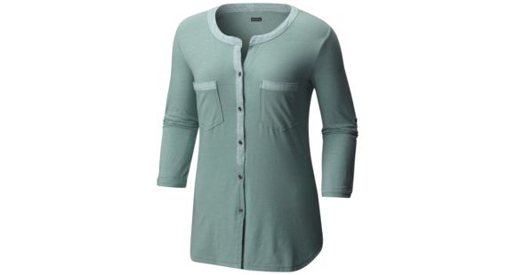 Columbia Vista Hills Henley - Women's-Dusty Green-Small