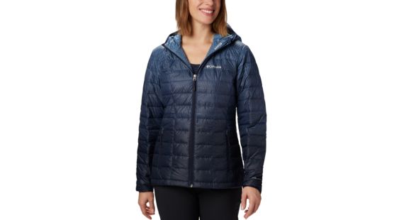 Columbia Voodoo Falls 590 TurboDown Hdd Jacket - Women's, Dark Nocturnal Gradient Print, Small, 1682891472-S