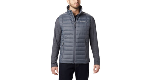 Columbia Voodoo Falls 590 TurboDown Vest, Graphite, L - Men's, 1698351053-L