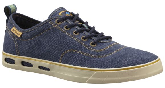 Columbia Vulc N Vent Lace Casual Shoe - Men's-Nocturnal/Banana-Medium-11