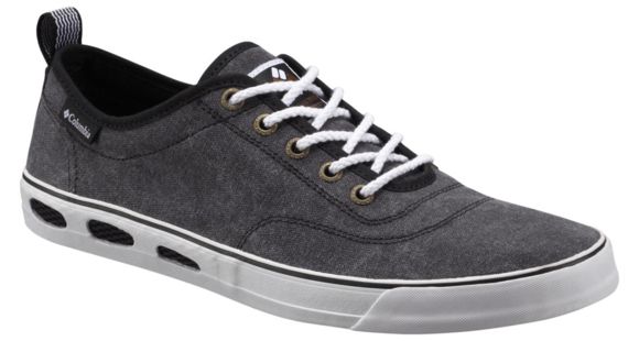 Columbia Vulc N Vent Lace Casual Shoe - Men's-Black/White-Medium-9 US