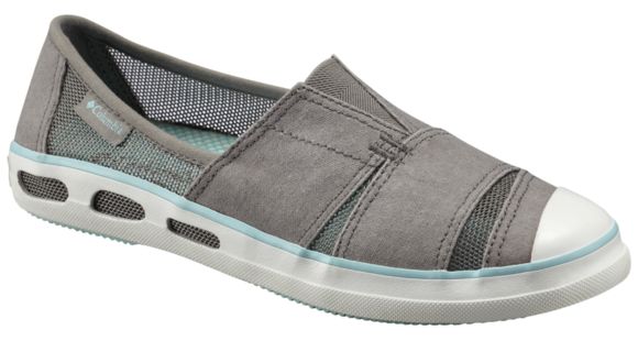 Columbia Vulc N Vent Slip 2 Casual Shoe - Women's-Light Grey-Medium-6