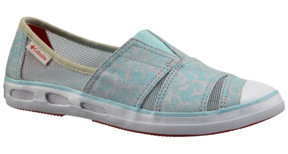 Columbia Vulc N Vent Slip Casual Shoe - Women's-Cool Grey/Zing-Medium-7.5