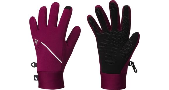 Columbia W Trail Summit Running Glove - Women's-Dark Raspberry-Small