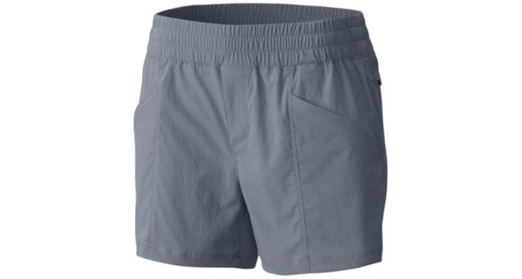 Columbia Wander More Short - Womens, Tradewinds Grey, Size S, 4in Inseam, 1768261032S