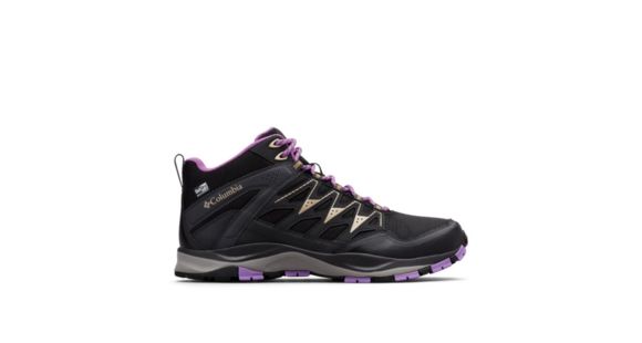 Columbia Wayfinder Mid Outdry Hiking Boots - Women's, Black, Warm Gold, Medium, 7, 1827071012-7