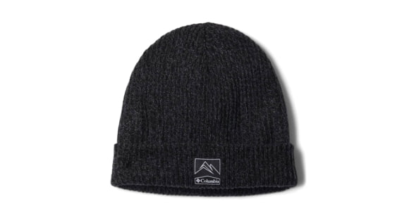 Columbia Whirlibird Cuffed Beanie, Black/Graphite Marled, One Size, 1911321011Bck,GrtMrldO/S