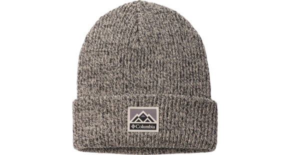Columbia Whirlibird Cuffed Beanie, Dark Stone/Black Marled/Mountains, One Size, 1911321279-O/S