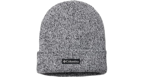Columbia Whirlibird Cuffed Beanie, White/Black Marled, One Size, 1911321102-O/S