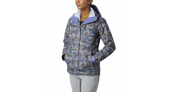 Columbia Whirlibird III Interchange Jacket, Faded Sky Camo Print, 2X - Women's, 1801153467-2X