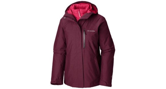 Columbia Whirlibird III Interchange Jacket - Women's, Rich Wine Crossdye, Small, 1801151624-S