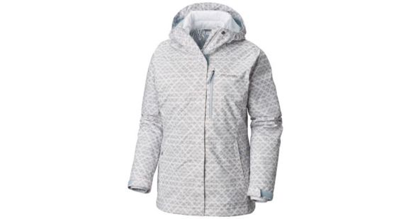 Columbia Whirlibird III Interchange Jacket - Women's, White Diamonds Print, Large, 1801151100-L