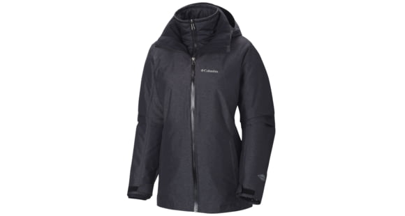 Columbia Whirlibird Interchange Jacket - Women's-Black Cross Dye-X-Small