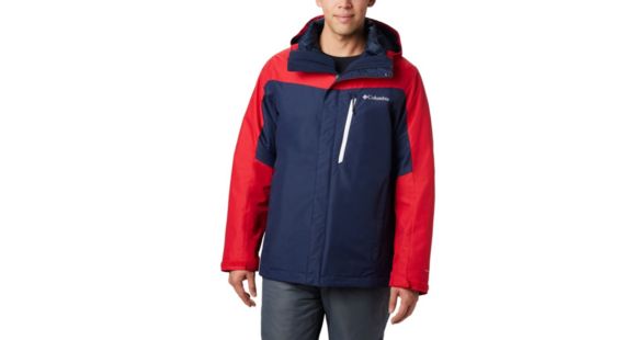 Columbia Whirlibird IV Interchange Jacket - Men's, Collegiate Navy, Mountain Red, Small, 1866751464-S