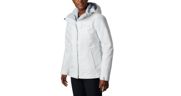 Columbia Whirlibird IV Interchange Jacket - Women's, White Simple Lines Print, Small, 1868491100-S