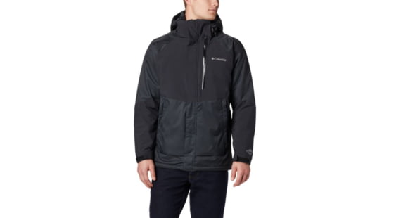 Columbia Wildside Jacket - Men's, Black, Charcoal Heather, 2XL, 179868-010-XXL