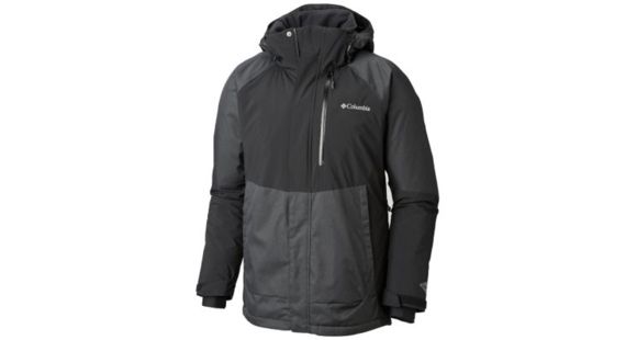 Columbia Wildside Jacket - Men's, Black, Charcoal Heather, Large, 179868-010-L