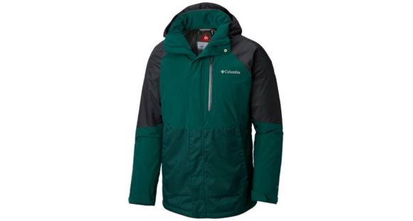 Columbia Wildside Jacket - Men's, Dark Ivy/Charcoal Heather, Medium, 1798682398-M