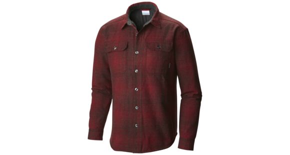 Columbia Windward III Shirt - Men's-Red Element Plaid-Small