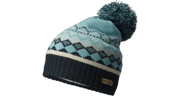 Columbia Winter Blur Beanie - Men's-Aqua Haze Diamond Fade