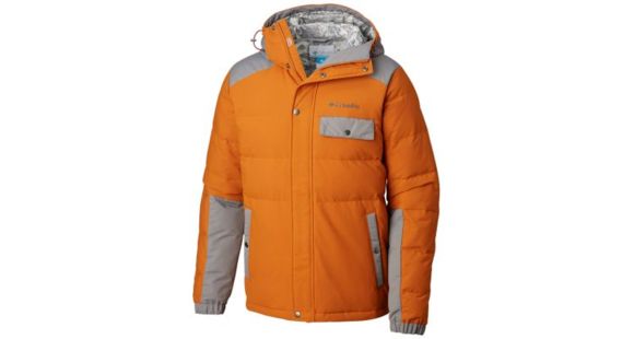 Columbia Winter Challenger Hooded Jacket - Men's, Bright Copper/Boulder, Extra Large, 1798801841-XL