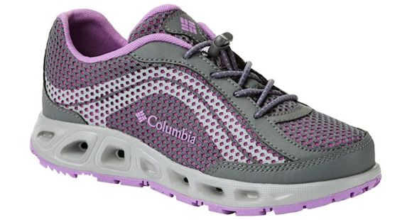 Columbia Youth Drainmaker IV Boat Shoes, Graphite/Northern Lights, Medium, 1, 1826921054-1