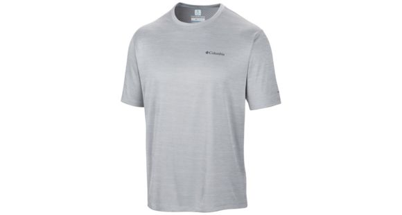 Columbia Zero Rules Short Sleeve Shirt - Men's-Columbia Grey Heather-XX-Large