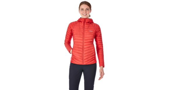 Demo, Rab Cirrus Flex Hoodie - Women's, Dark Horizon/Dark Horizon, Medium, QIO-34-DH-12