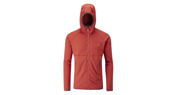 Shed, Rab Mens Focus Hoody, Rust, Large, QFA-96-RU-L-DEMO