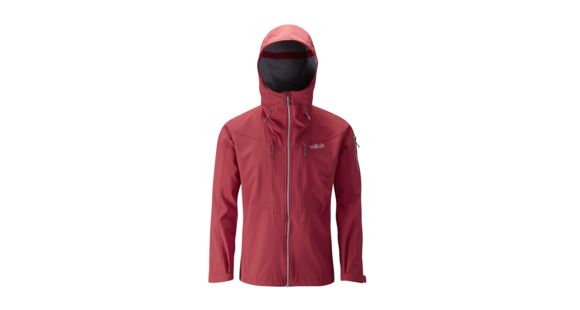 Shed, Rab Men's UPower Stretchlope Jacket, Cayenne/ Zinc, Medium, QFT-69-CY-M-DEMO