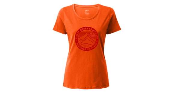 Demo, Rab Stance 3 Peaks Short Sleeve Tee - Women's, Firecracker, 12, QCB-11-FC-12