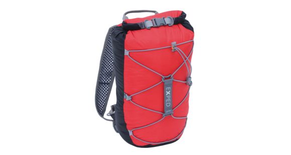 Exped Cloudburst 15 Dry Bags-Black/Red