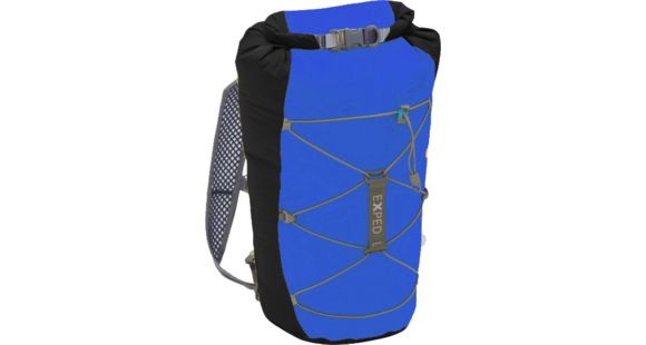 Exped Cloudburst 25 Dry Bag, Black/Pool Blue, 351842