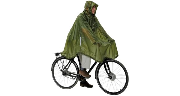 Exped Daypack and Bike Poncho UL-Green
