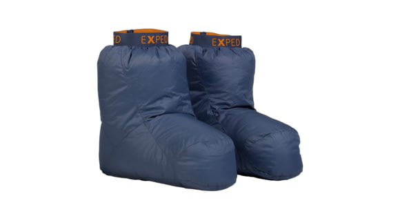 Exped Down Sock Booties, Navy, Medium, 7640445455428