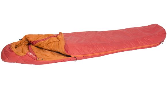 Exped LiteSyn 1000 Sleeping Bag (Synthetic)-Red/Orange-Medium-Right